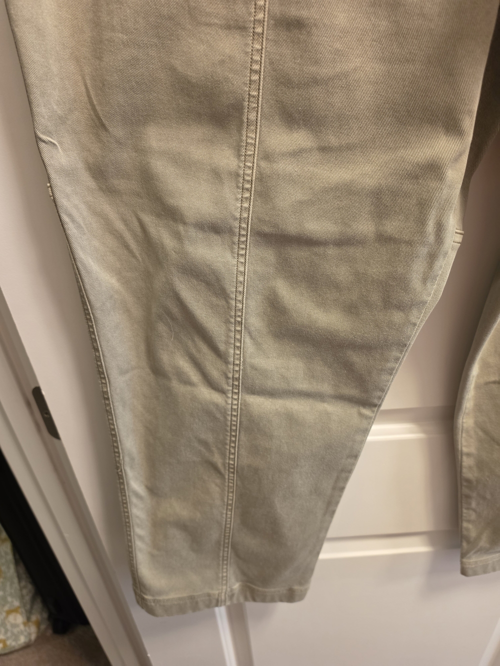 NWOT SPANX stretch twill straight leg pants in Sage - Picture 10 of 10